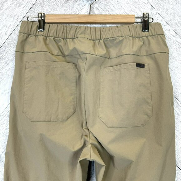 Figs Scrubs Scrub Pants Trouser Bonsai Mens Size Medium Khaki Tan Nylon Stretch - Picture 3 of 6